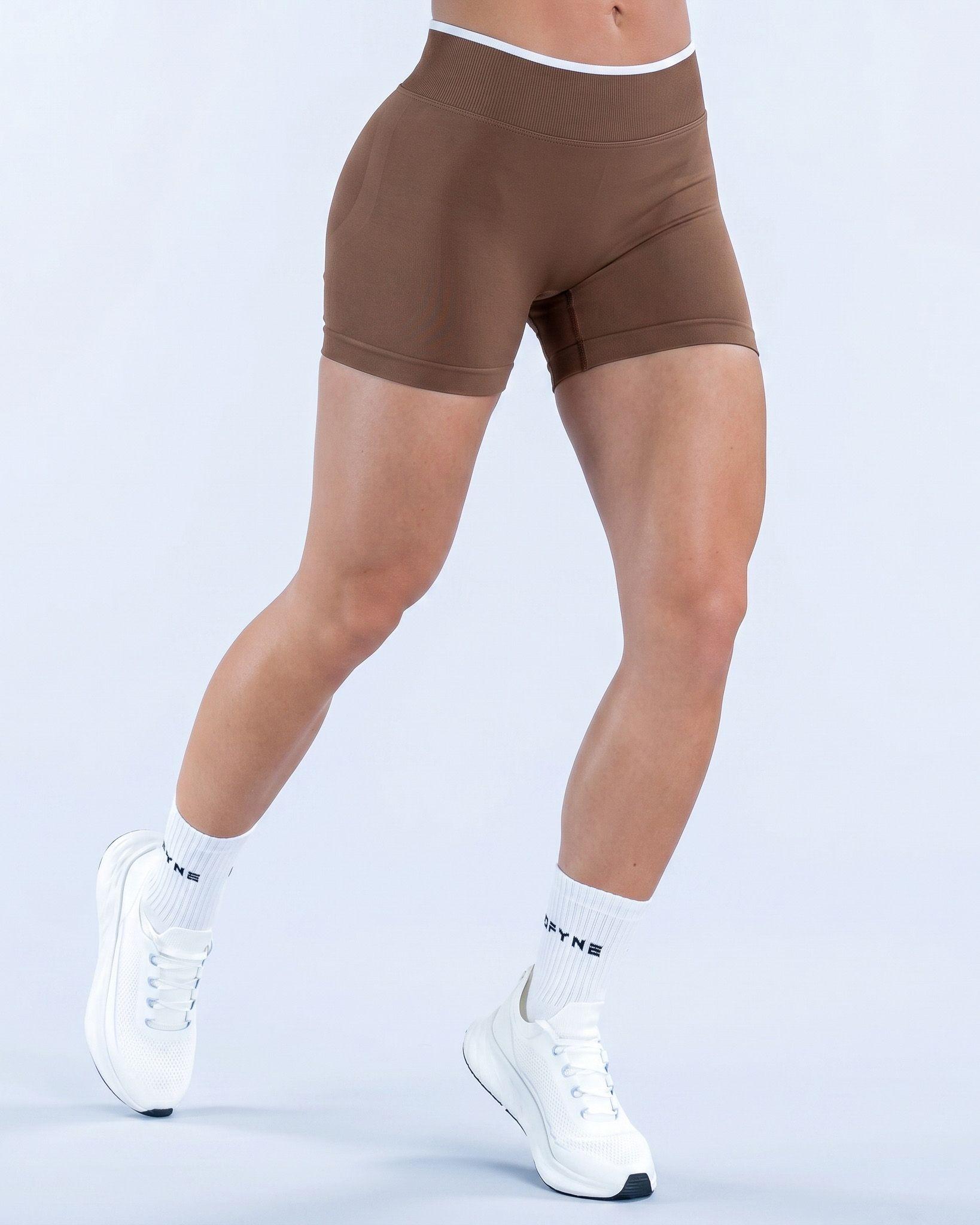 Short Deportivo Seamless Push Up Pretina Bicolor Gym-1