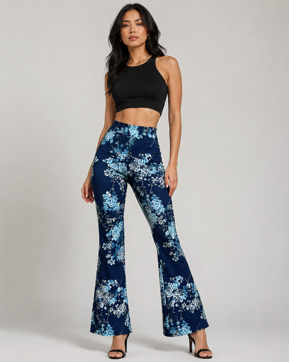 Pantalon Pata De Elefante Flare Confección Nacional-0