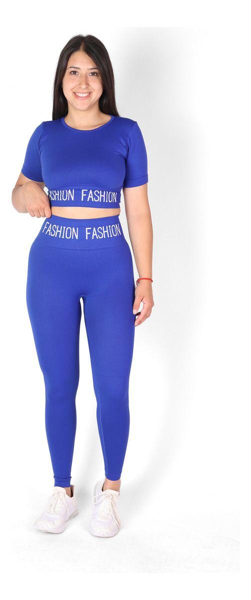 Conjunto Largo Gym Deportiva Polera Y Calza Push Up - Hy11-2