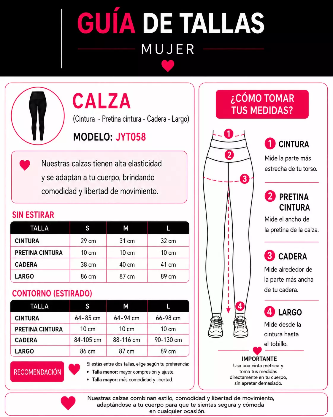 Calza Deportiva Mujer Legging Tiro Alto Gym Yoga-3