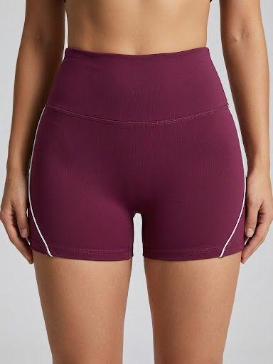 Short Mujer Levanta Cola Con Lineas Blancas Moldeadora Pro-1