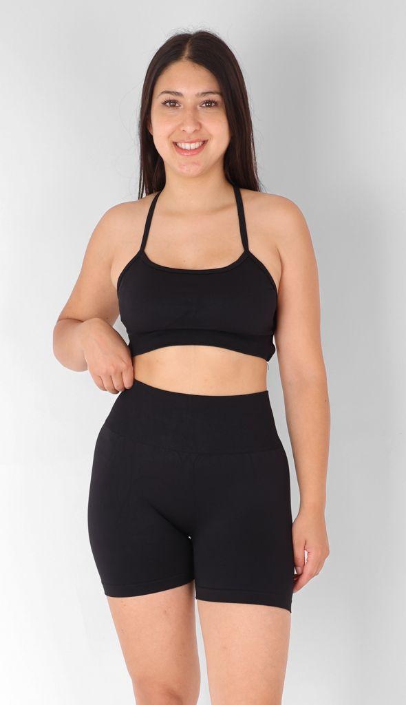 Conjunto Deportivo Mujer Gym Yoga Short Levanta Gluteos-4