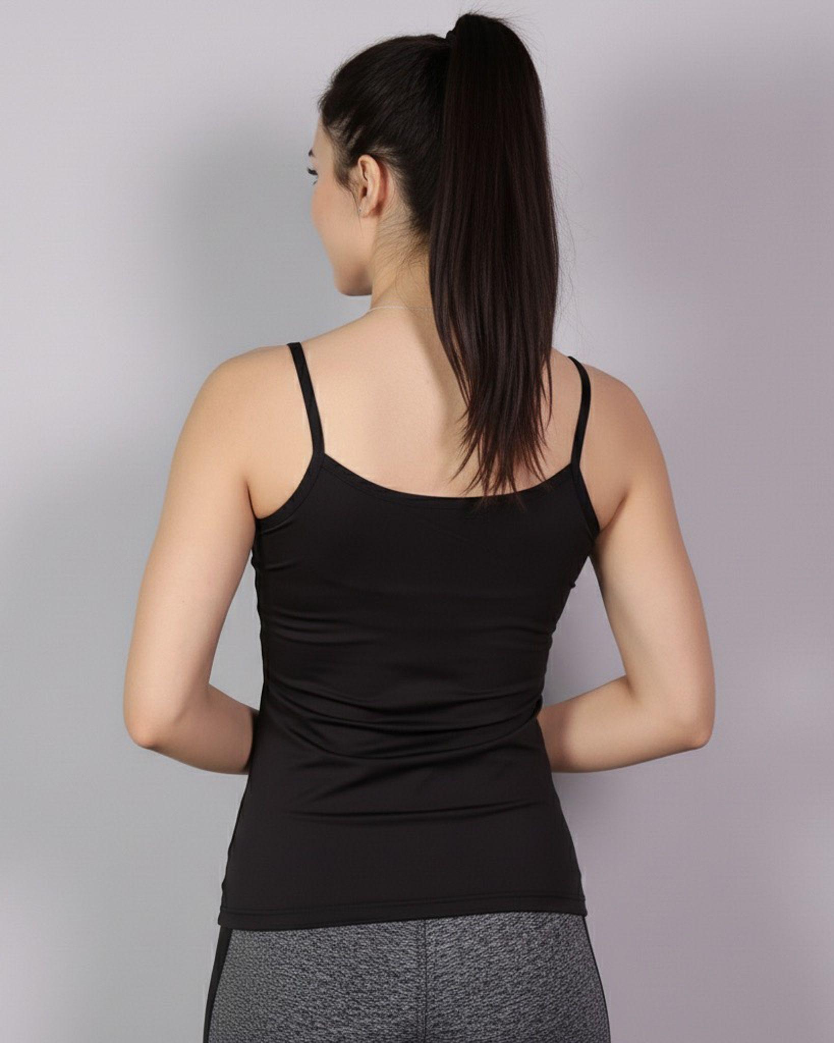 Polera Top De Mujer Sin Mangas Fibra Bambú-2