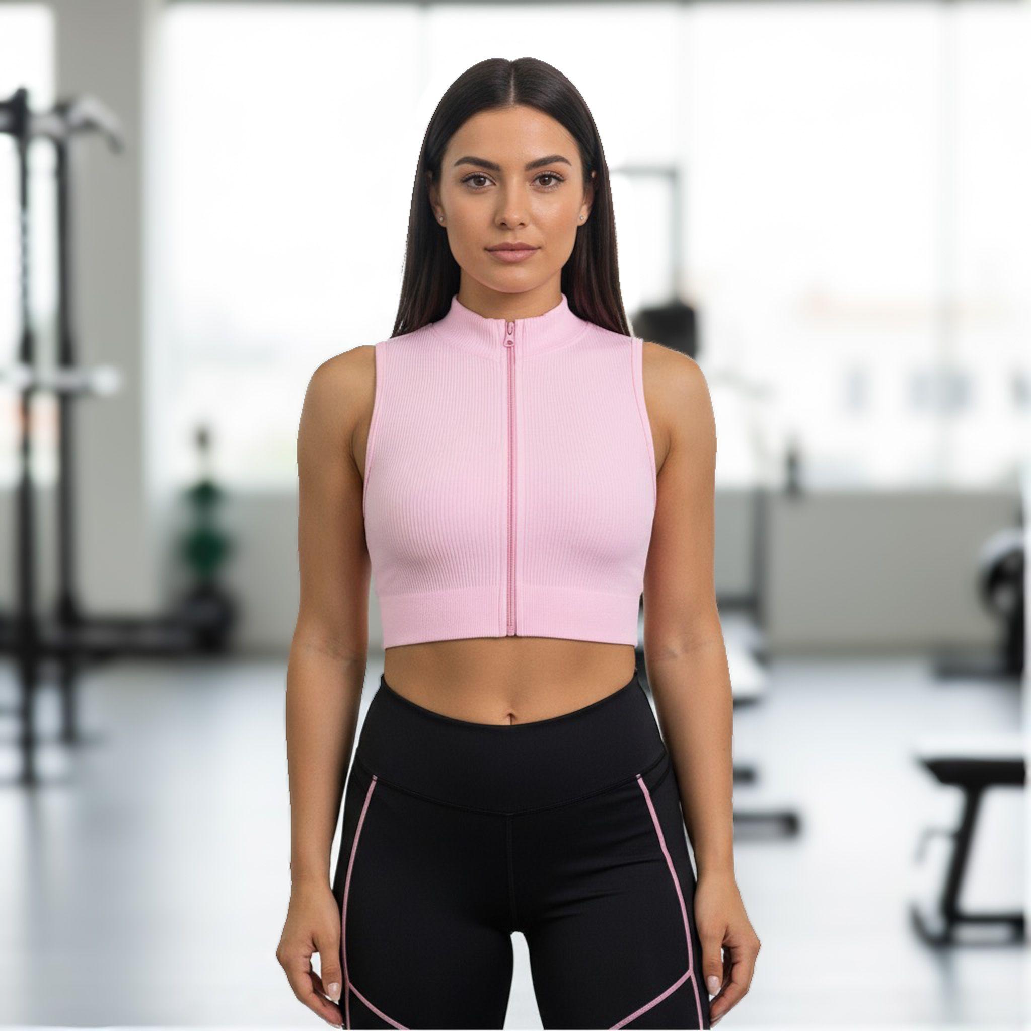 Peto Top Deportivo con cierre - YJ179-5