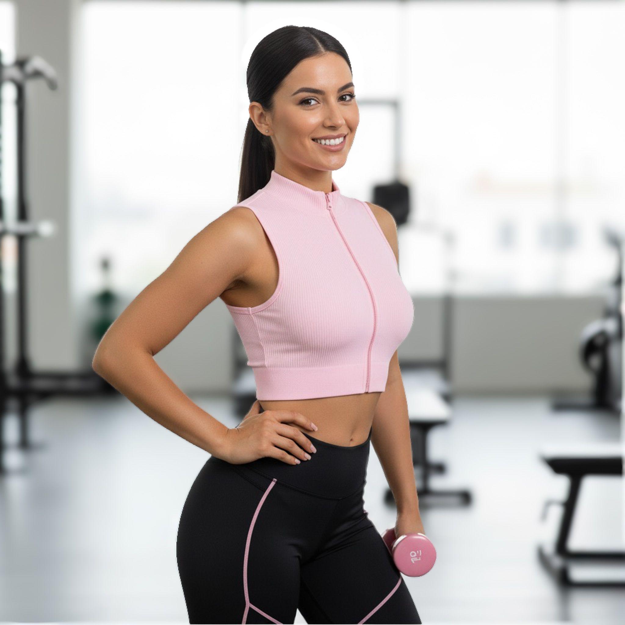 Peto Top Deportivo con cierre - YJ179-7