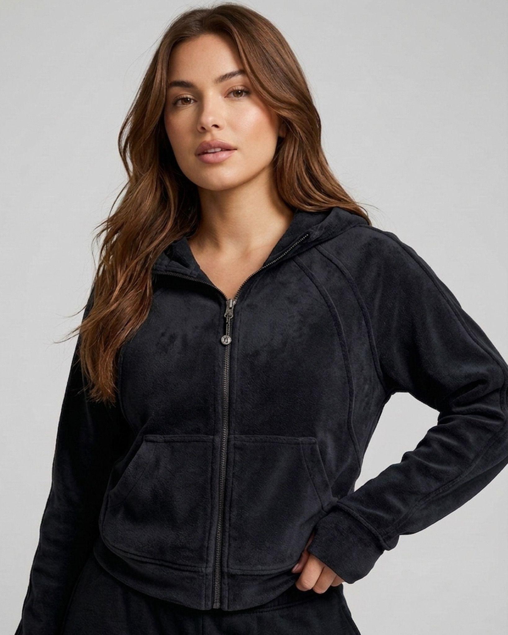 Chaqueta Oversize Con Cierre Gorro Tendencia Calidad Pro-0