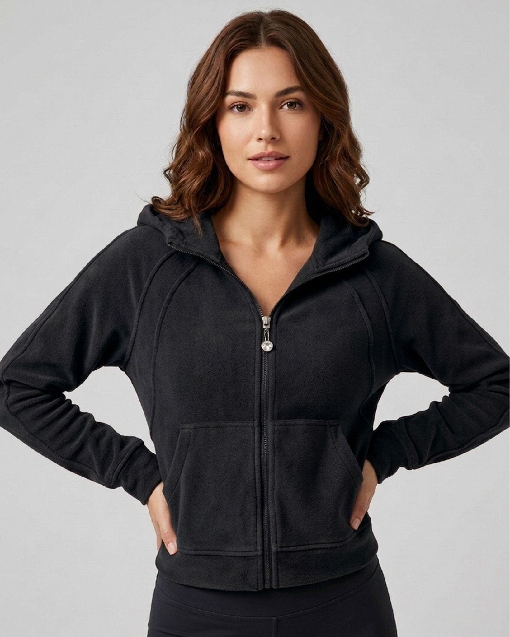 Chaqueta Oversize Con Cierre Gorro Tendencia Calidad Pro-1