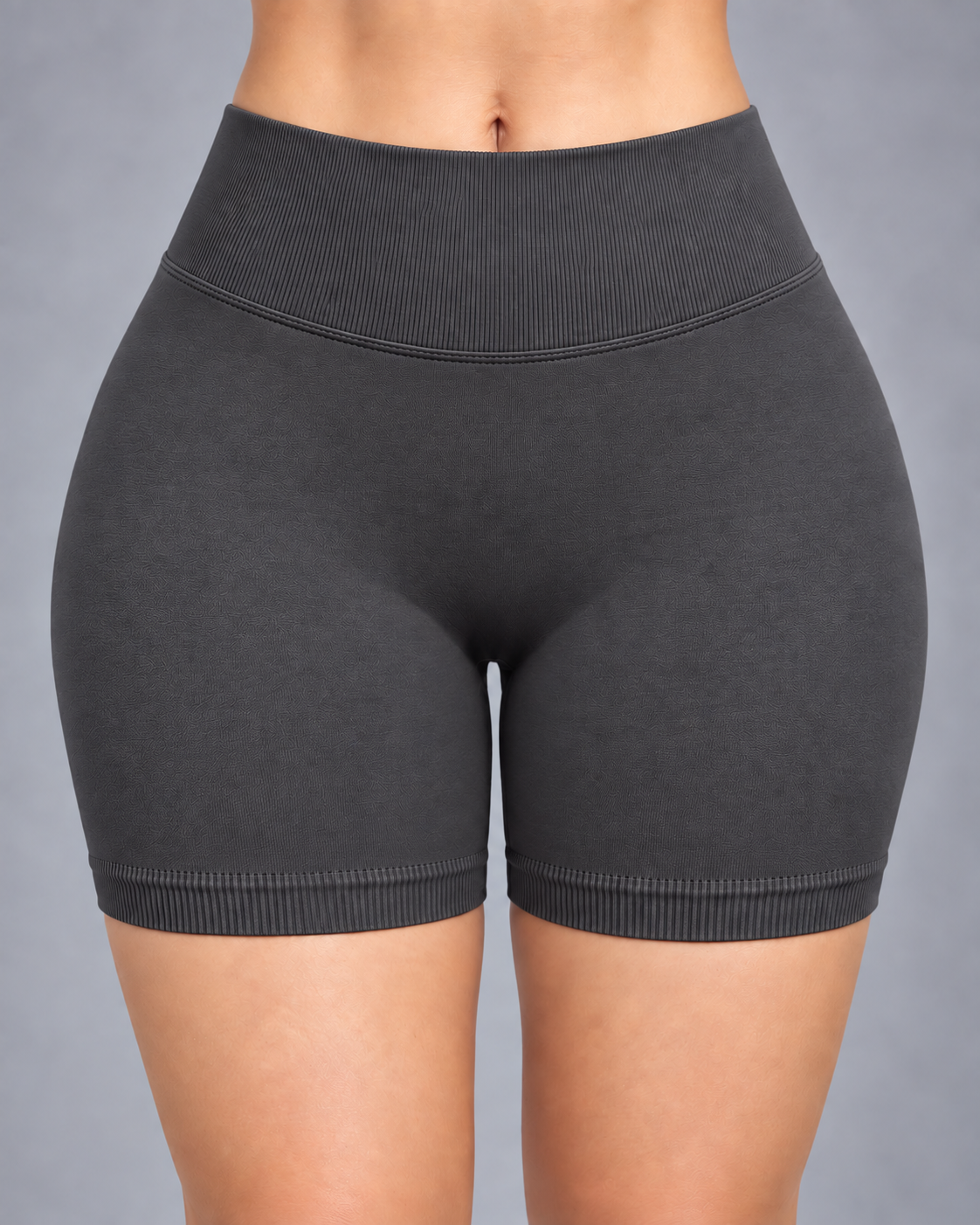 Short Deportivo Corto Mujer Tiro Alto Push Up Moldeador-0