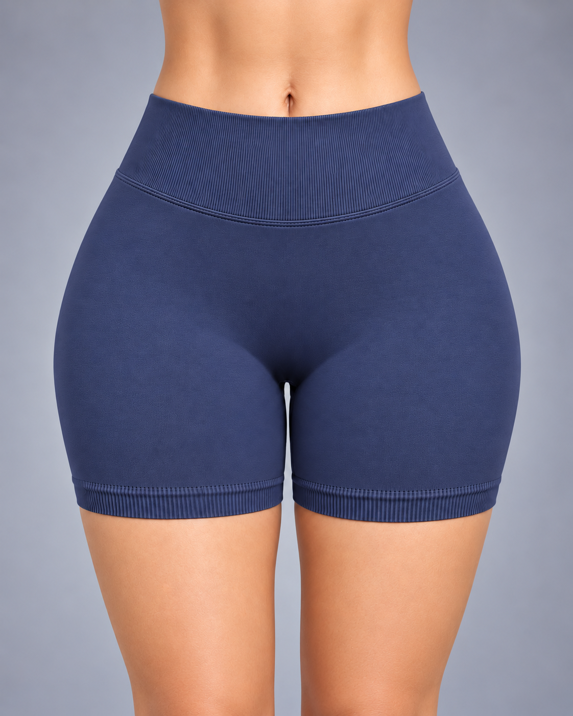 Short Deportivo Corto Mujer Tiro Alto Push Up Moldeador-0