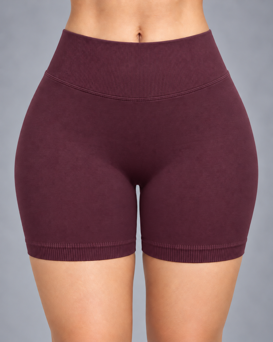 Short Deportivo Corto Mujer Tiro Alto Push Up Moldeador-0