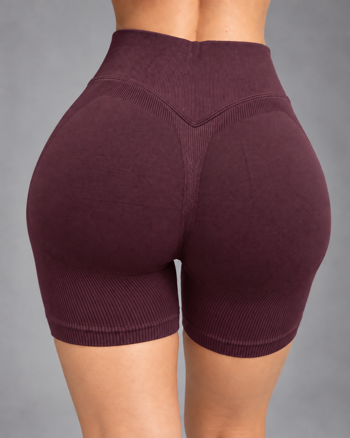Short Deportivo Corto Mujer Tiro Alto Push Up Moldeador-2