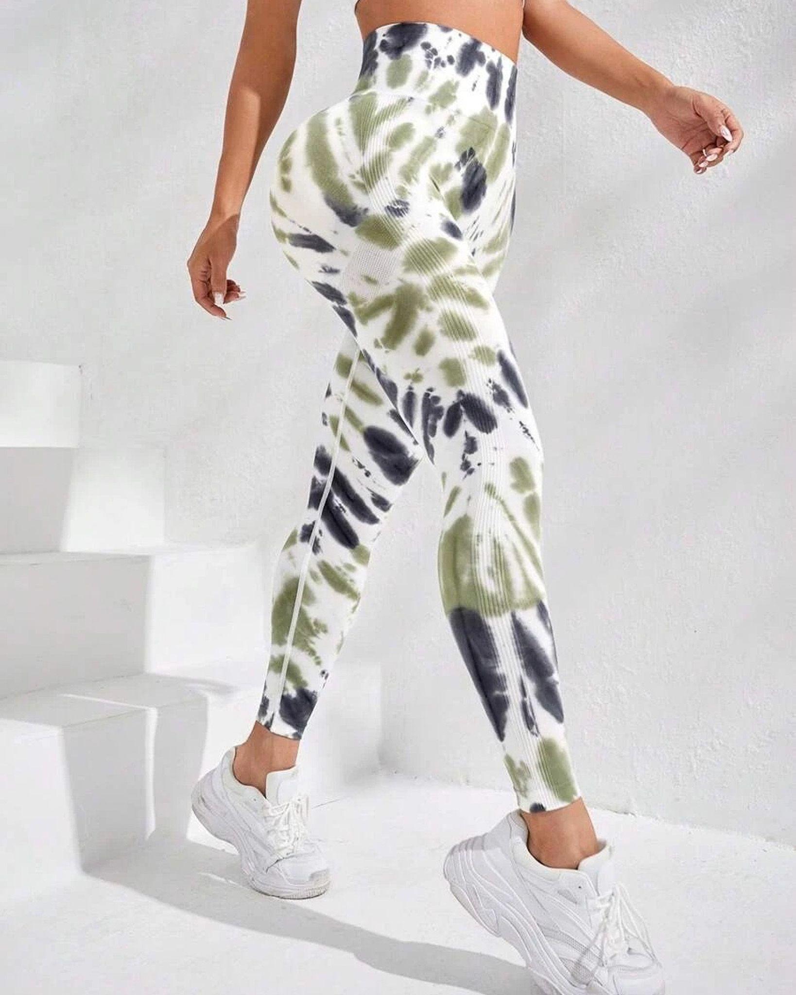 Leggings Calzas Deportivas Manchada Push Up An007-0