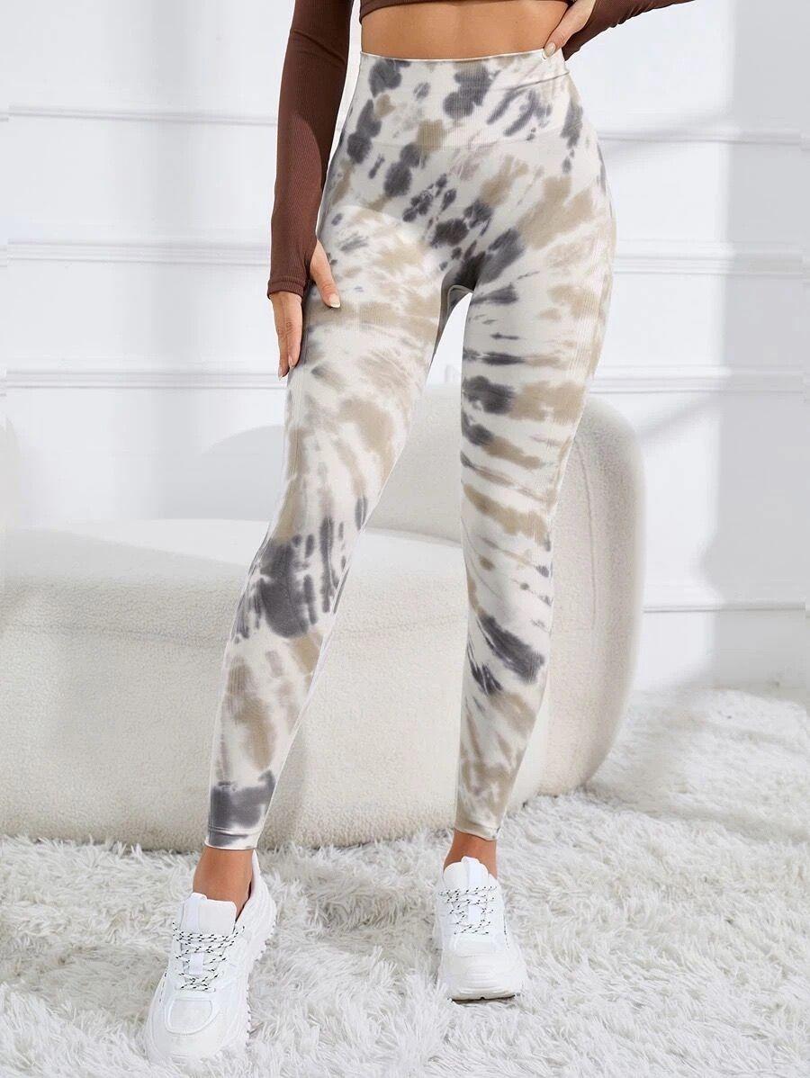 Leggings Calzas Deportivas Manchada Push Up An007-0