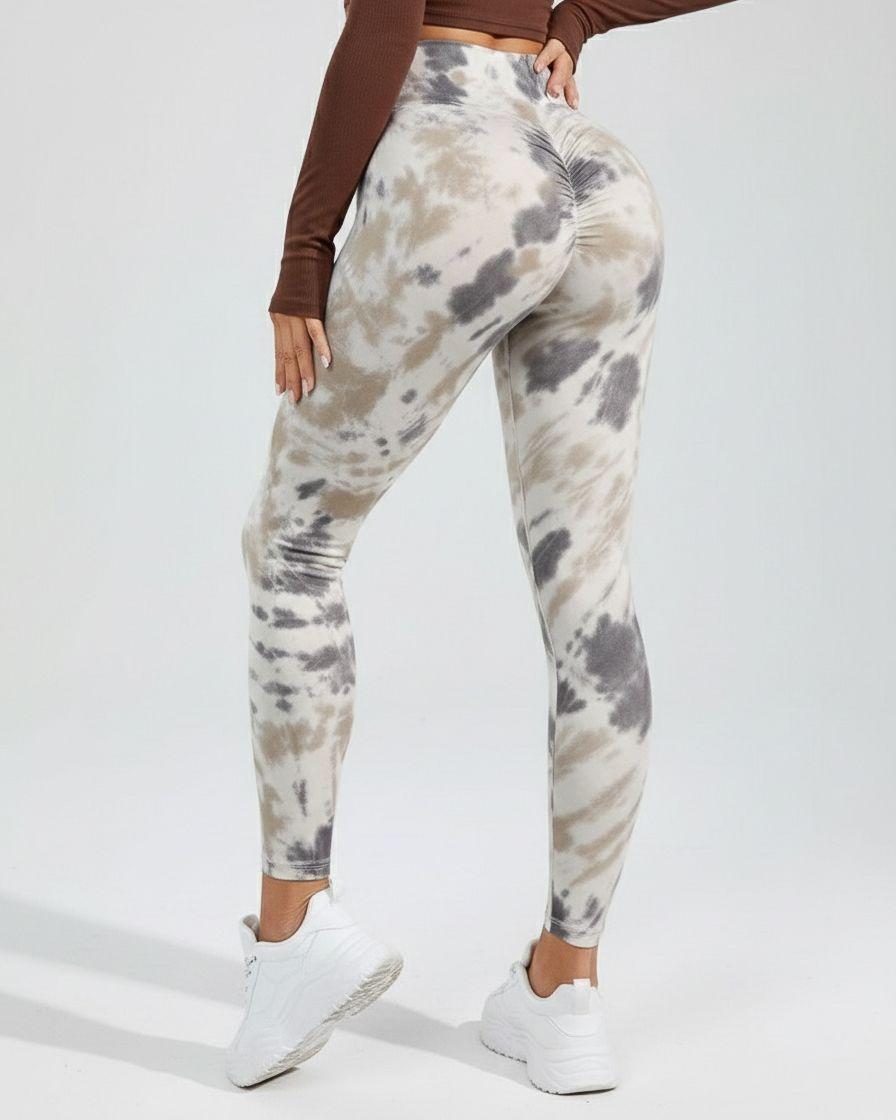 Leggings Calzas Deportivas Manchada Push Up An007-0