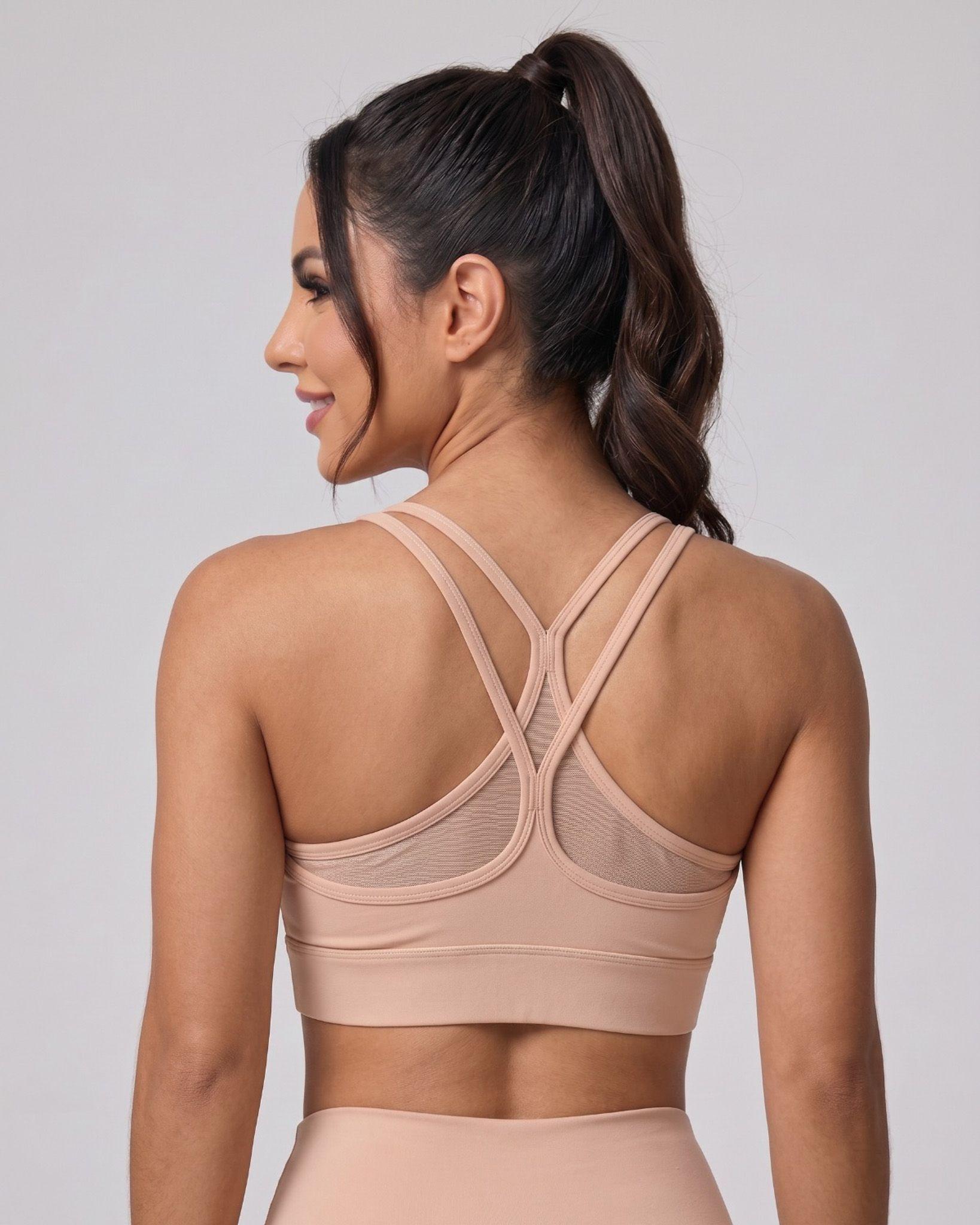 Peto Top Deportivo Tirante Doble Cruzado Para Mujer Gym-2