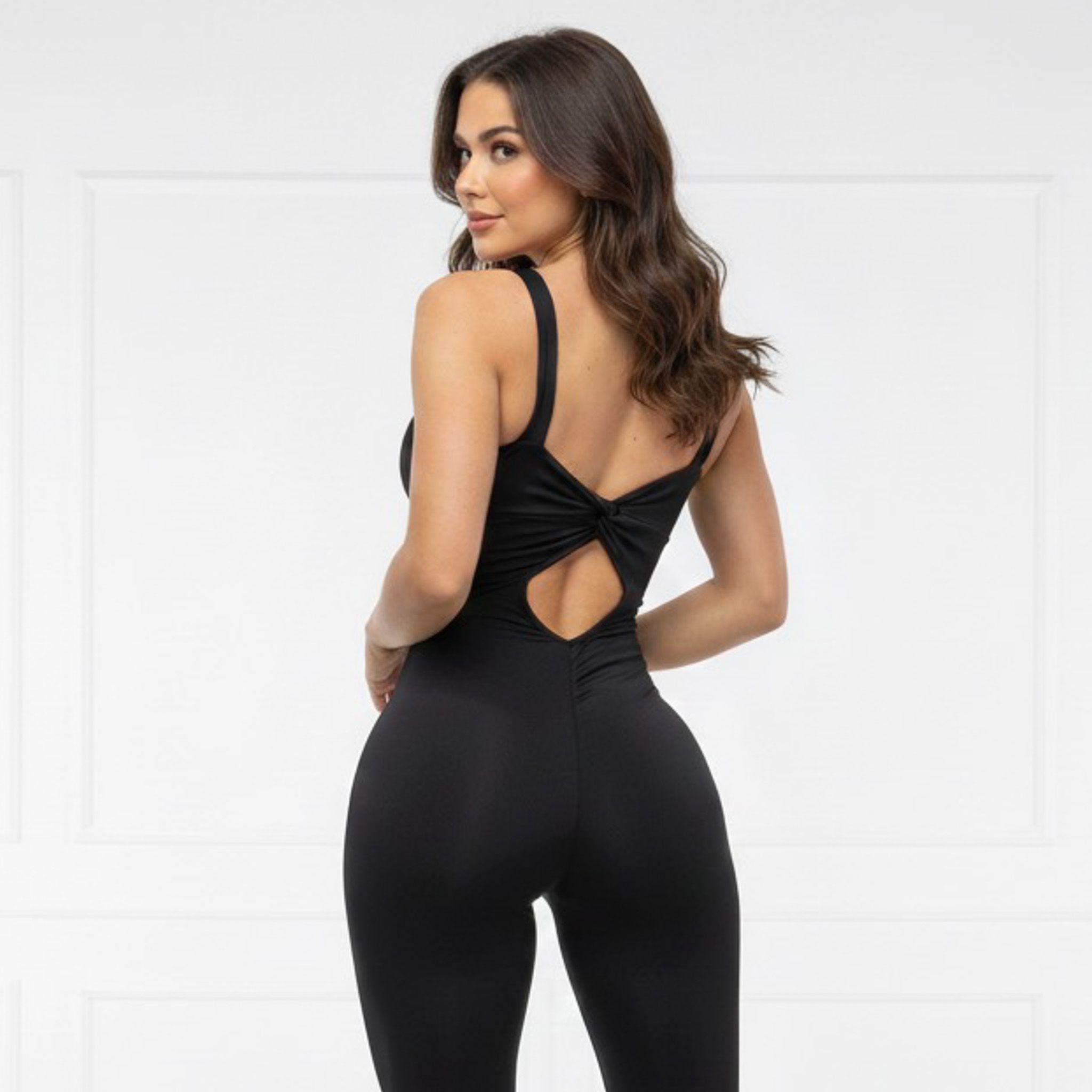 Enterizo Flare Fascinante con Detalle en la Espalda-2