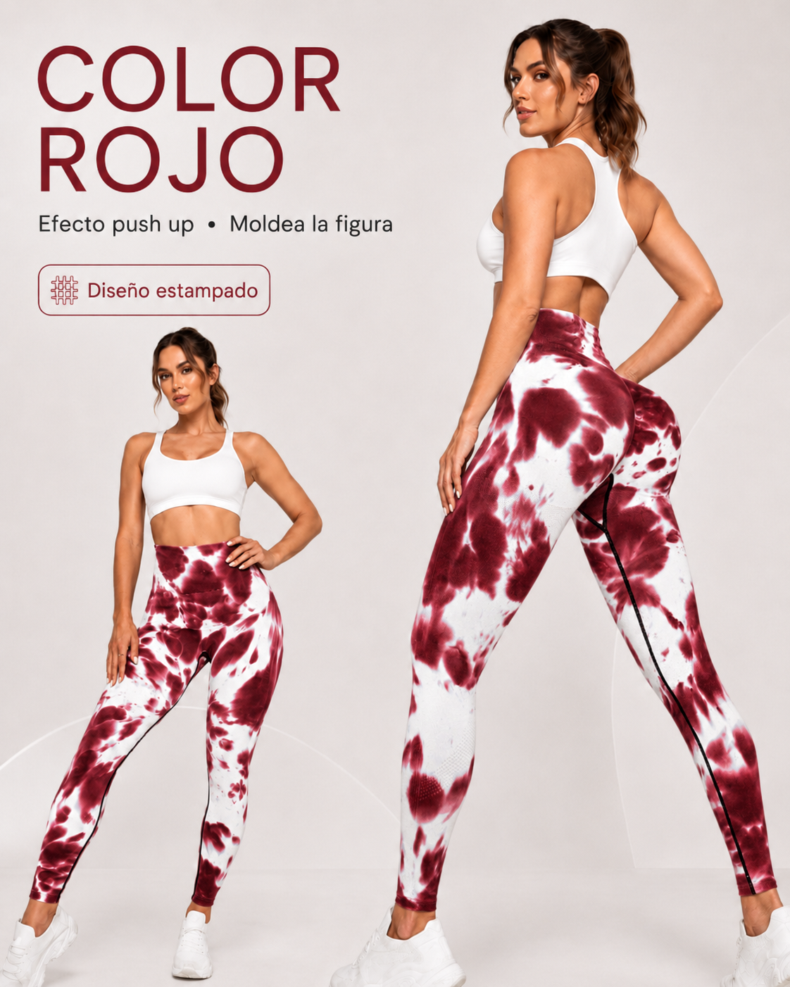 Pack 2 Calzas Push Up 100% Calidad Premium-2