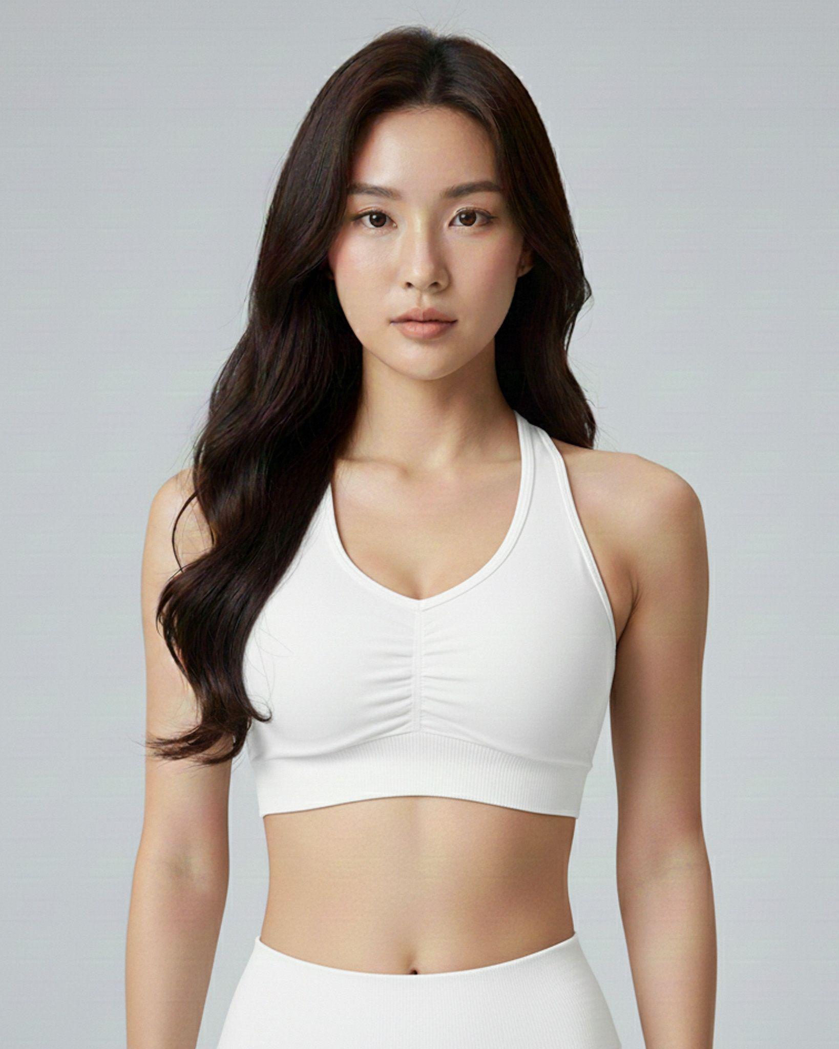 Sujetador Deportivo Mujer con Tirante en la Espalda - Peto-3