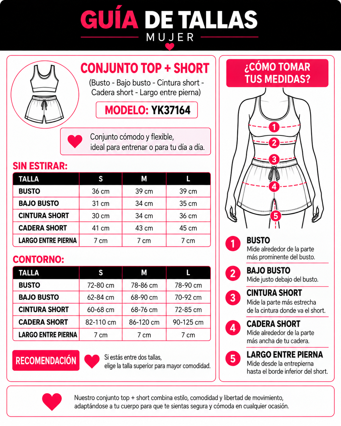 Conjunto Deportivo Gym Retro Lineas Short y Peto Top-6