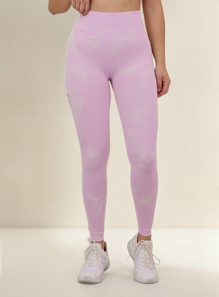 Leggings Tie Dye Push Up Abertura Escalonada - Alta Calidad-1