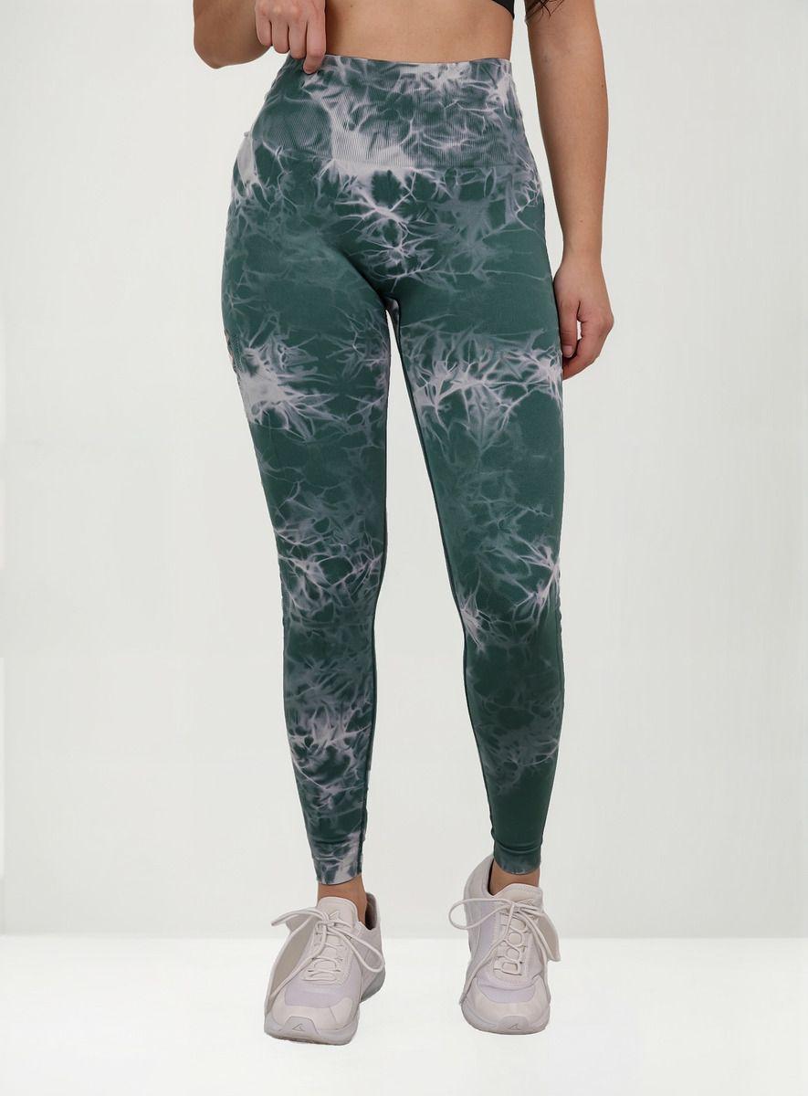 Leggings Tie Dye Push Up Abertura Escalonada - Alta Calidad-1