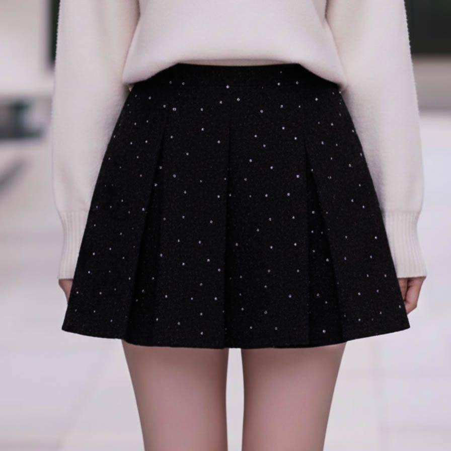 Falda Short Mujer Confeccion Nacional con Tachas - NA117-4