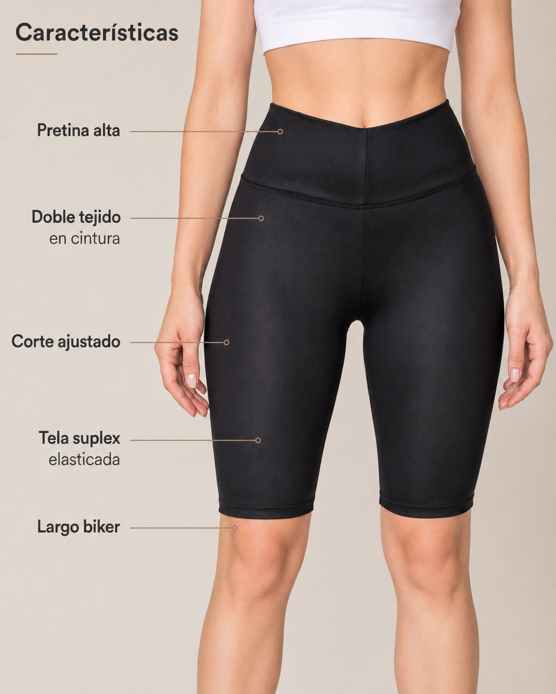 Calza Bikers Shorts Suplex Elasticado-2