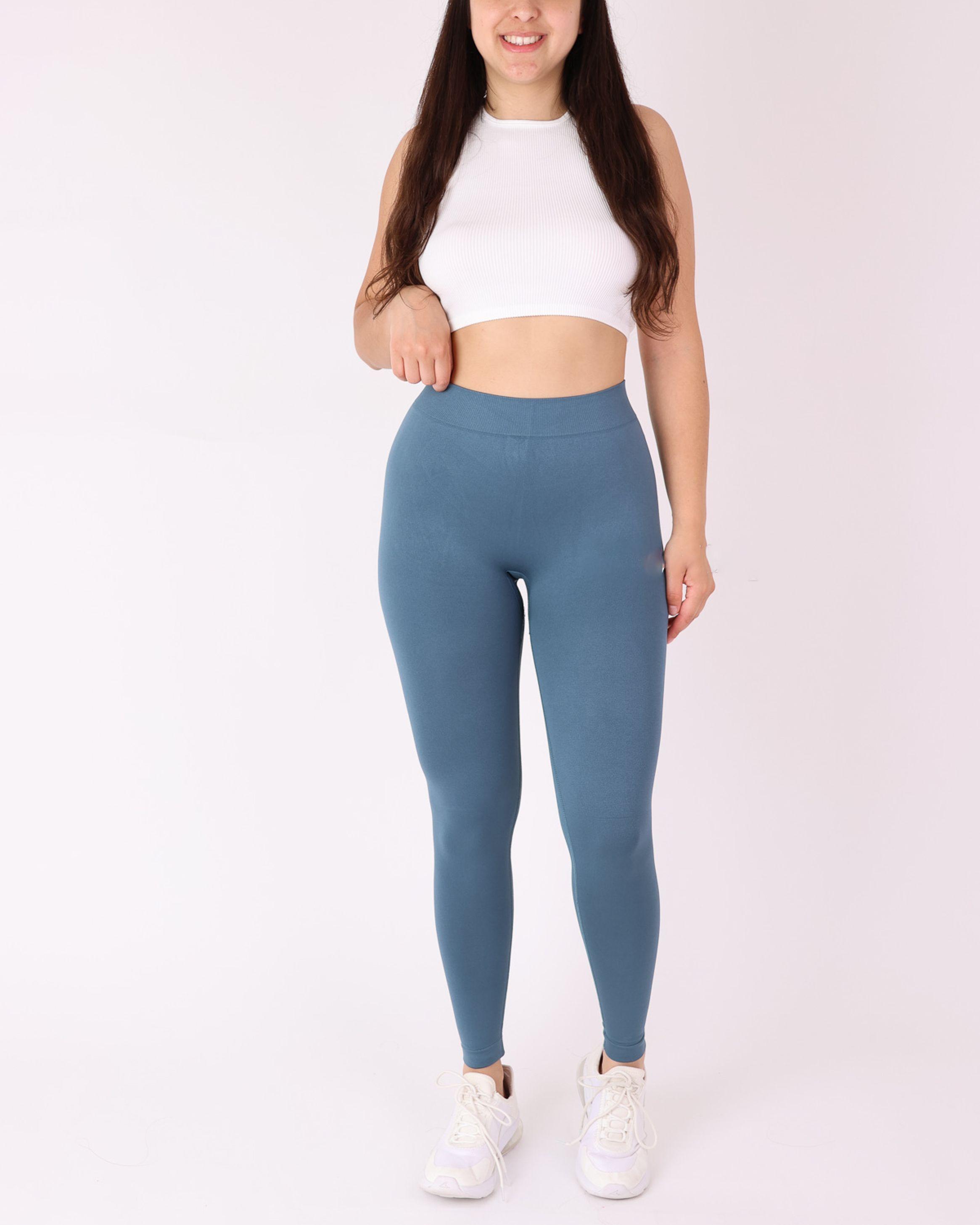 Calza Deportiva Mujer Push Up Pretina en V - HY27-1