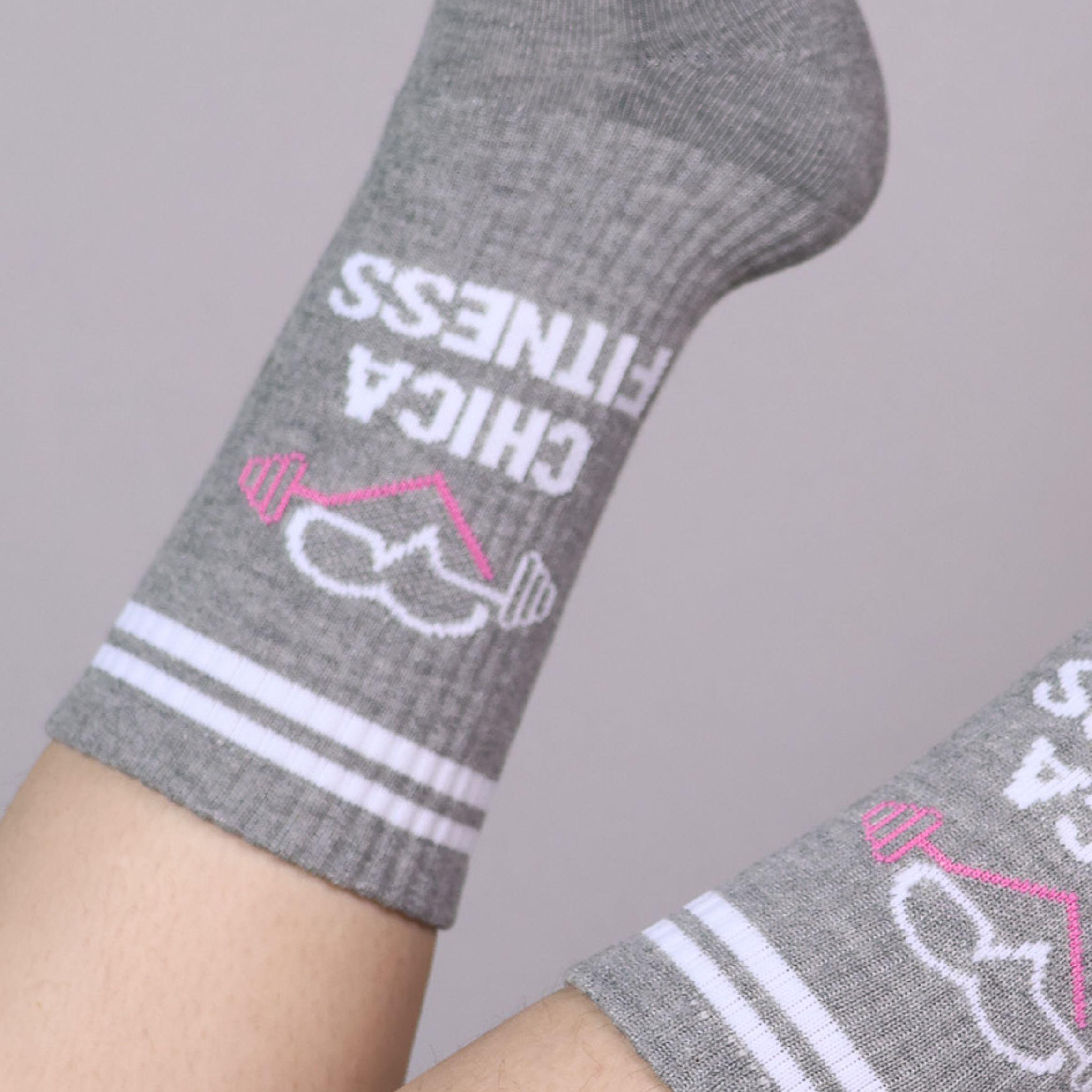 Calceta Mujer Gym Chica Fitness - MD19-1