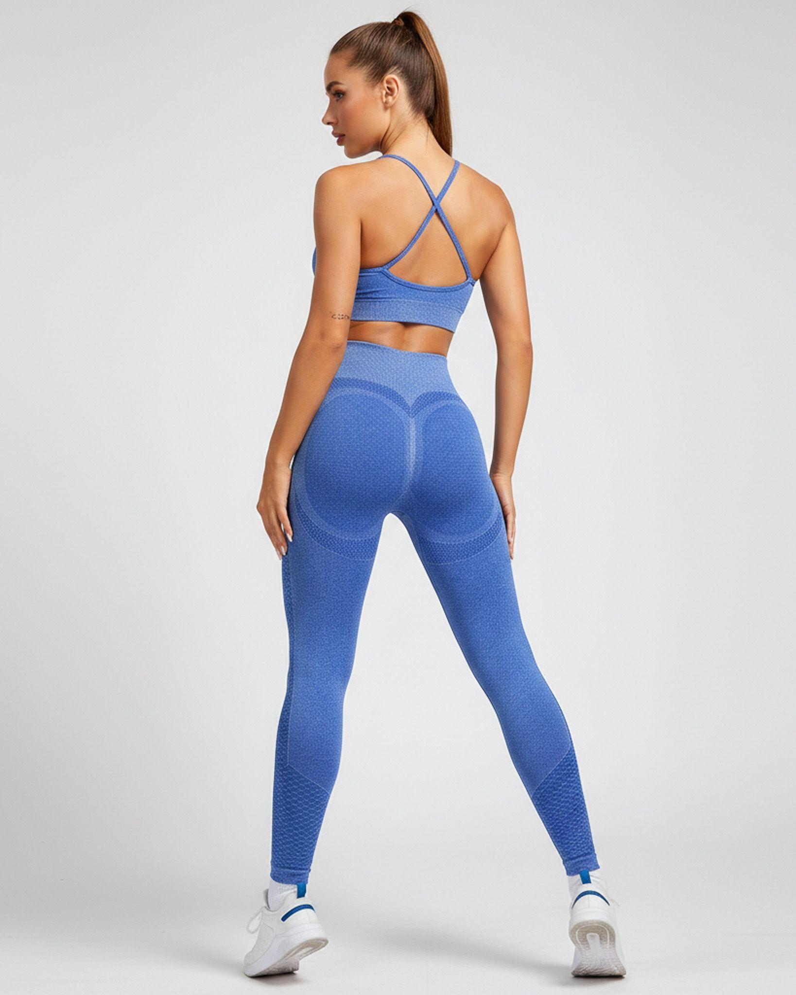 Conjunto Deportivo For Dama Peto y Calza con Push Up-2