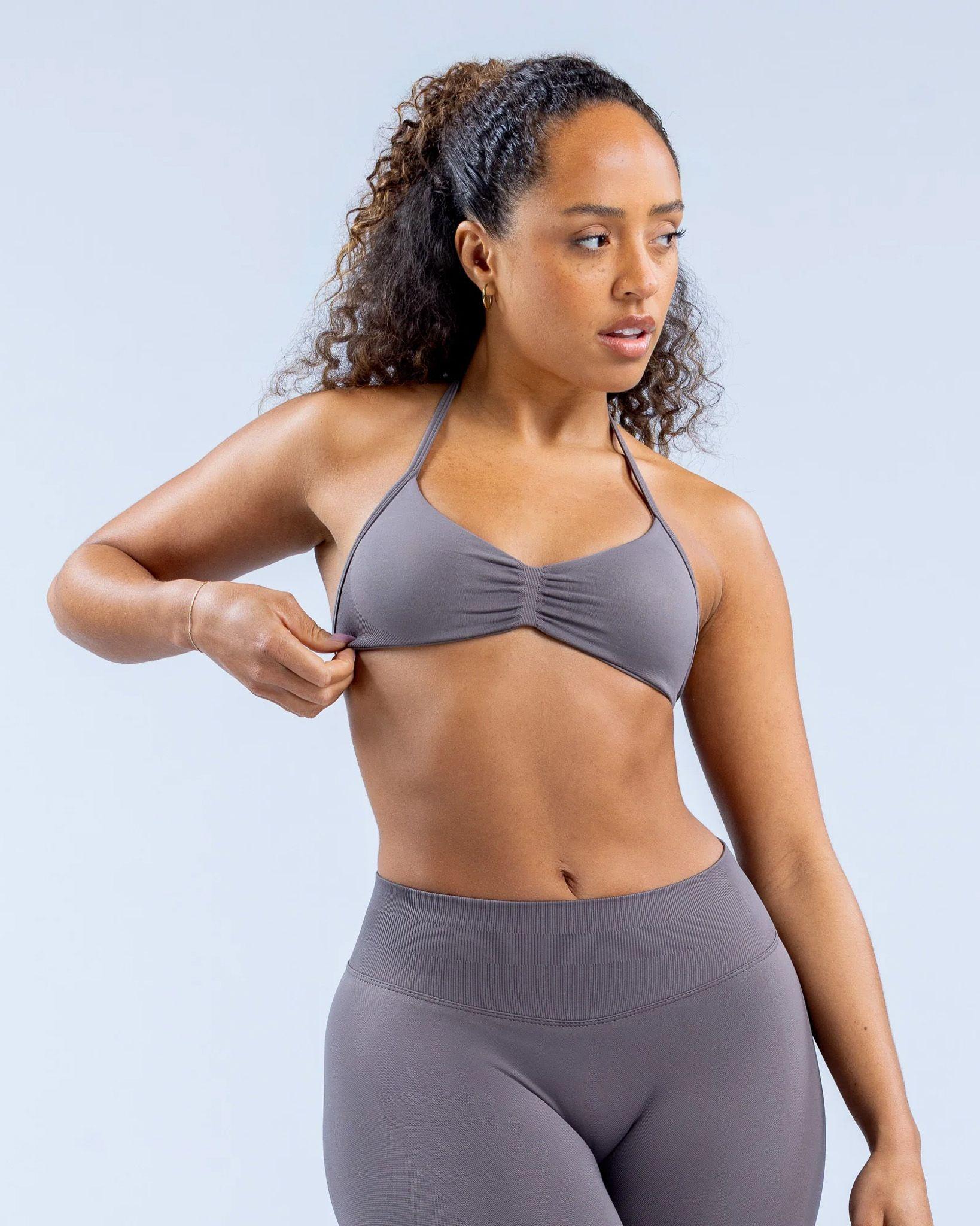 Set Deportivo Mujer Calza Legging y Top Peto Halter Impact-0