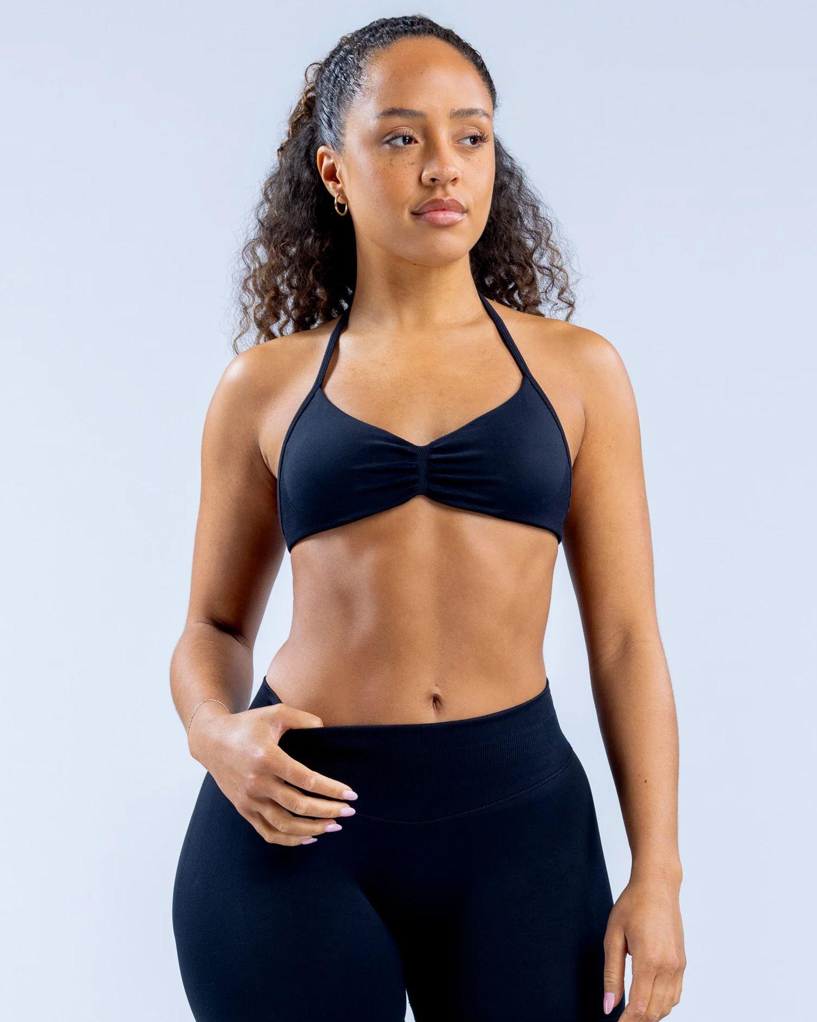 Set Deportivo Mujer Calza Legging y Top Peto Halter Impact-0