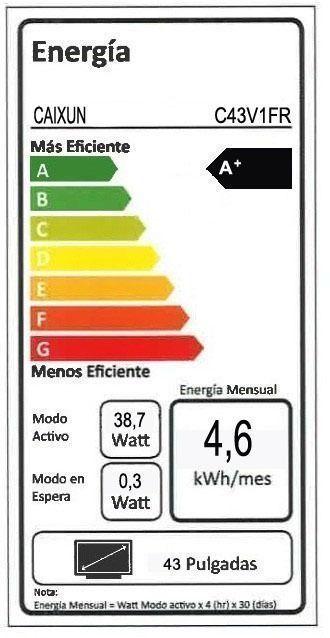Smart TV Caixun LED 43" FHD Roku TV C43V1FR-5