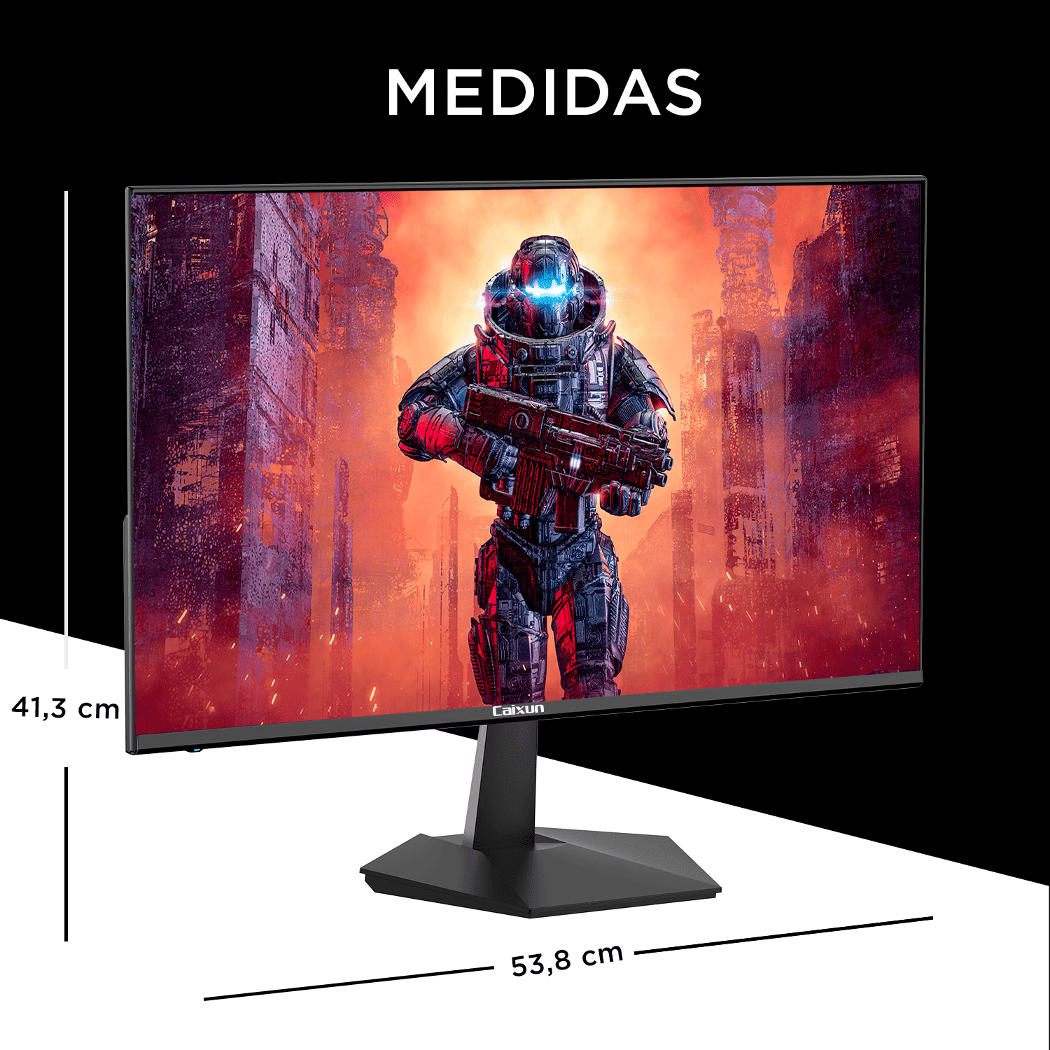 Monitor Gamer Plano Caixun 24 FHD VA 200Hz HDMI DP 1ms C24X1F-2