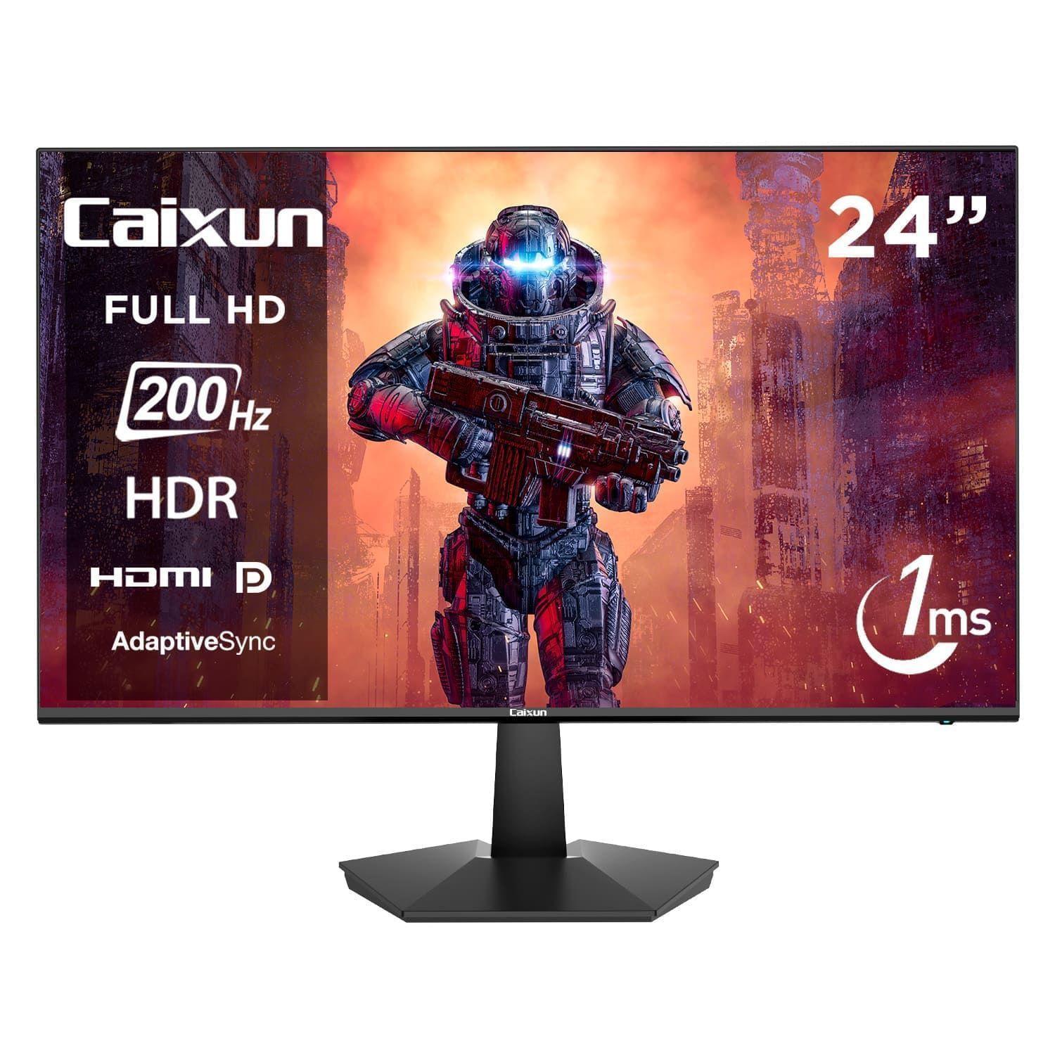 Monitor Gamer Plano Caixun 24 FHD VA 200Hz HDMI DP 1ms C24X1F-0