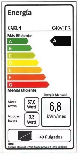 Smart TV Caixun LED 40" FHD Roku TV C40V1FR-5