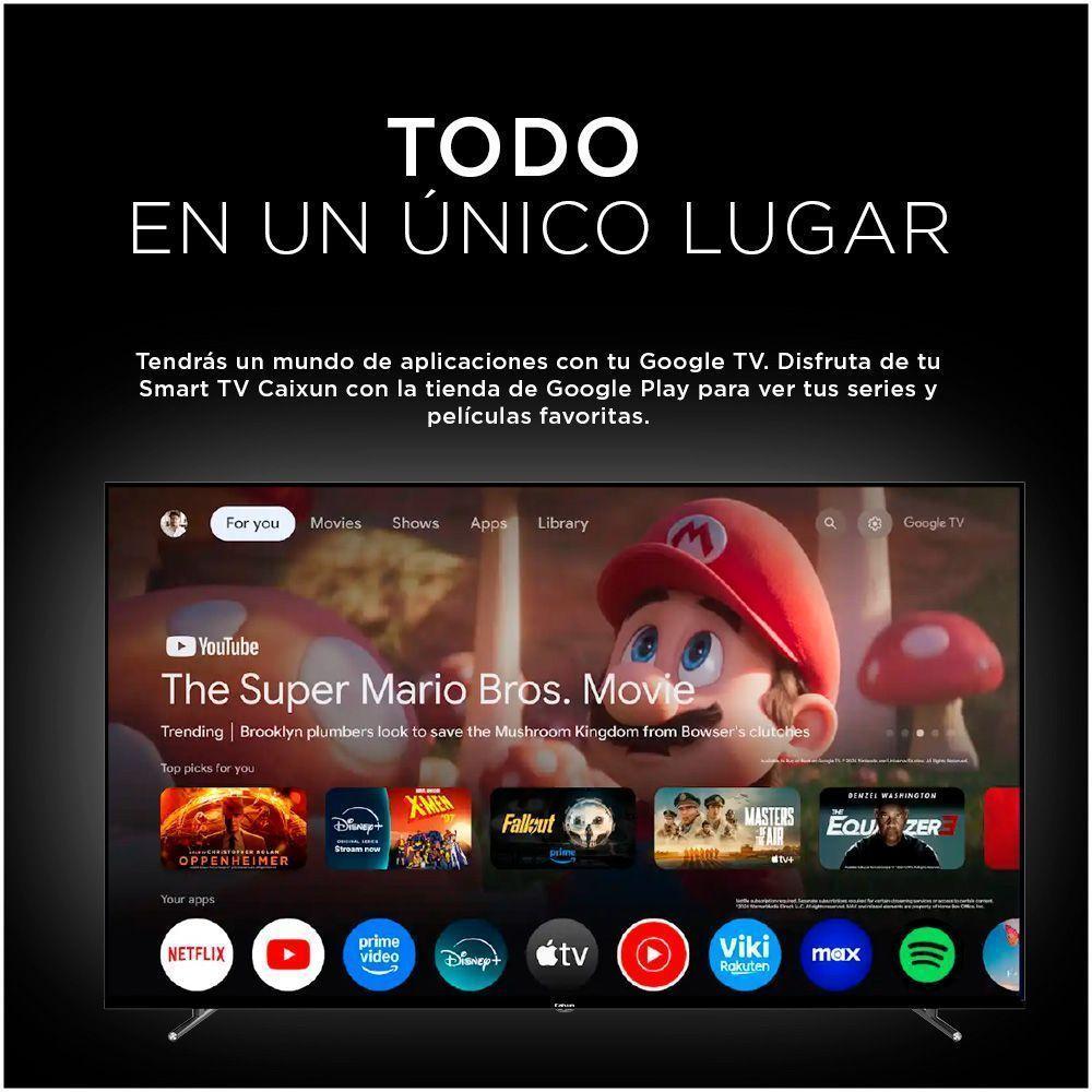 Smart TV Caixun LED 75 UHD 4K Google TV C75K1UG-1
