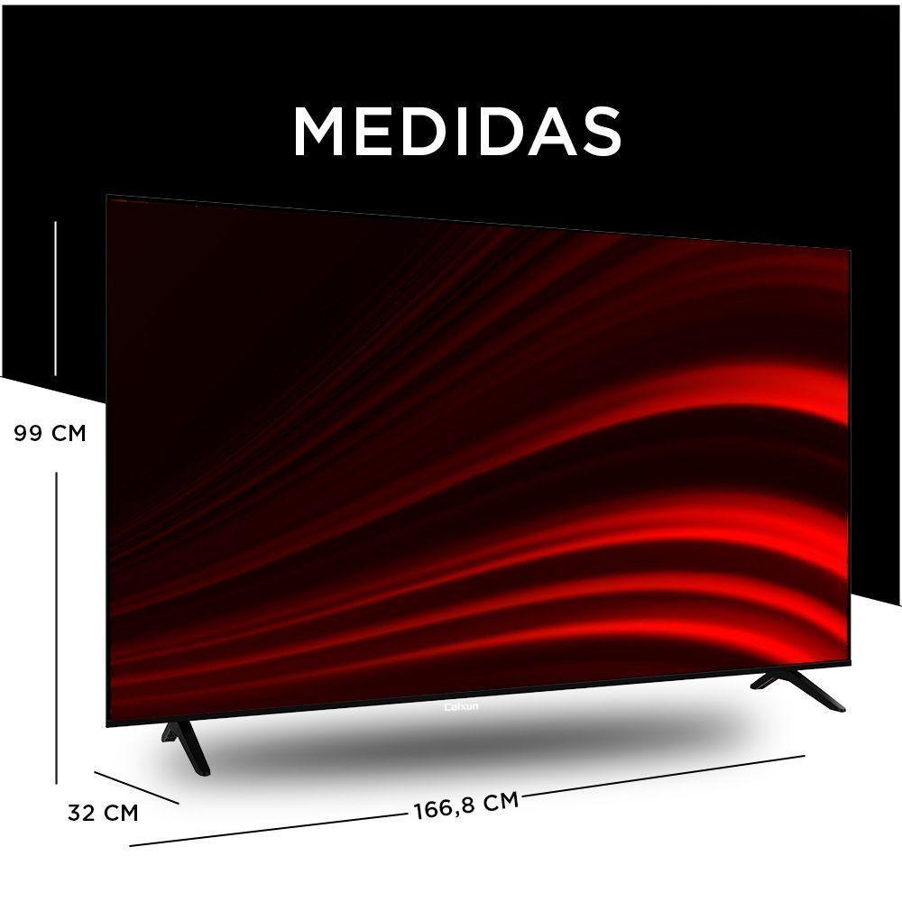 Smart TV Caixun LED 75 UHD 4K Google TV C75K1UG-5