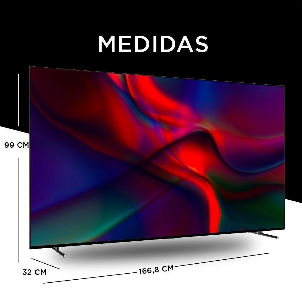 Smart TV Caixun LED 75" UHD 4K Google TV C75VHUG-3