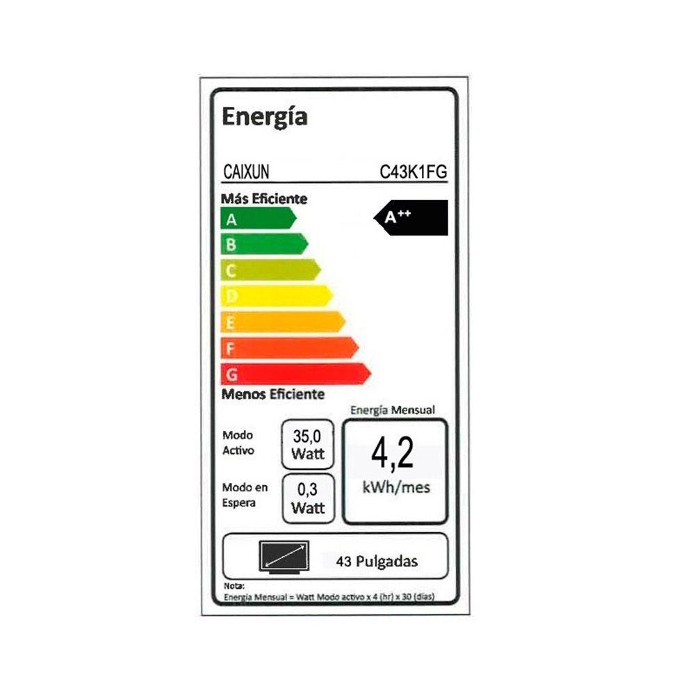 LED Smart TV Caixun Google TV 43 FHD C43K1FG-8