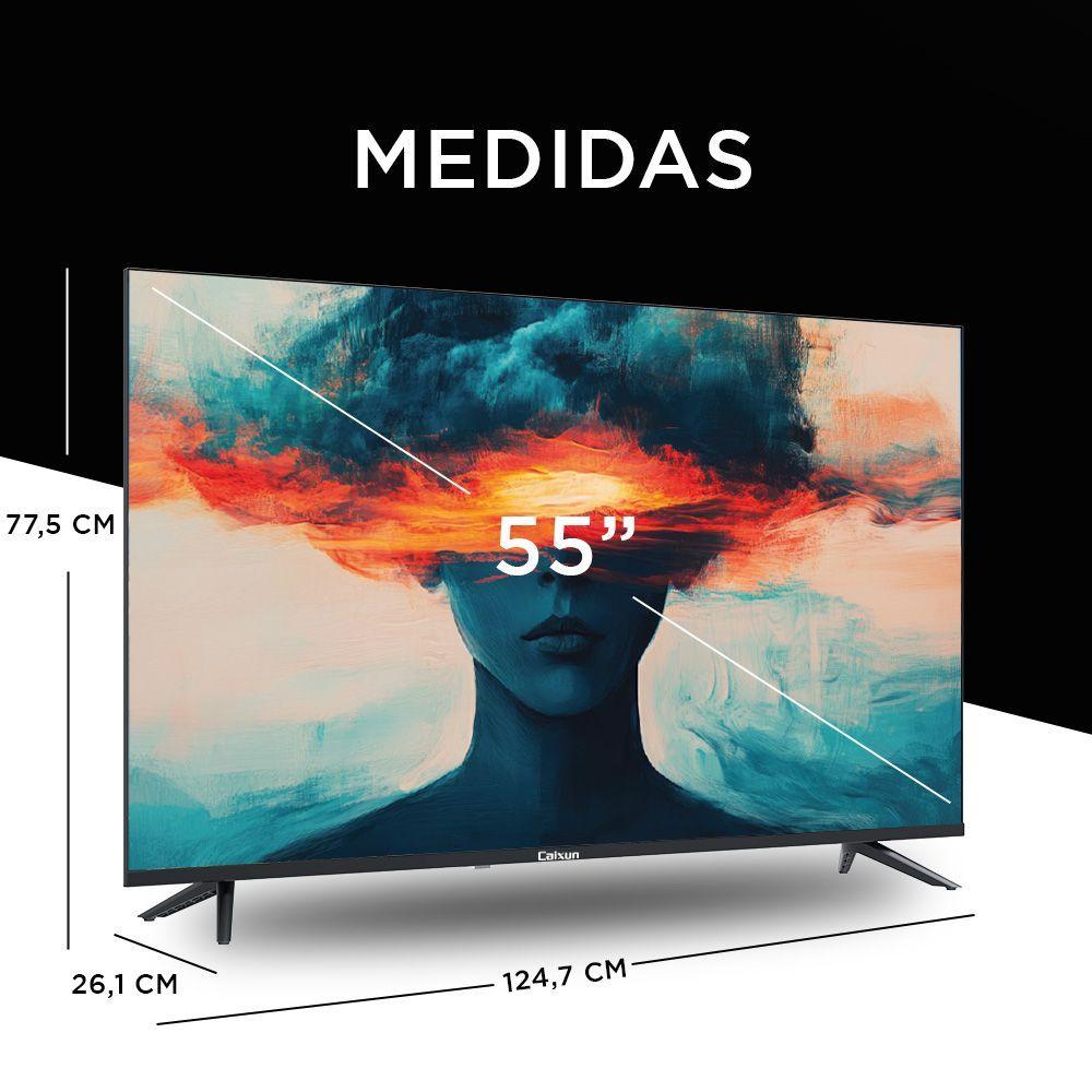 Smart TV Caixun LED 55" UHD 4K Google TV C55V1UG-3