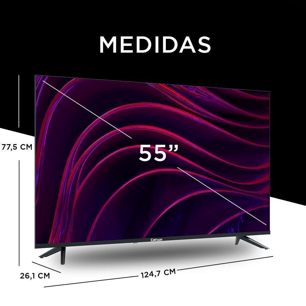 Smart TV Caixun LED 55" UHD 4K Google TV C55V1UG-3