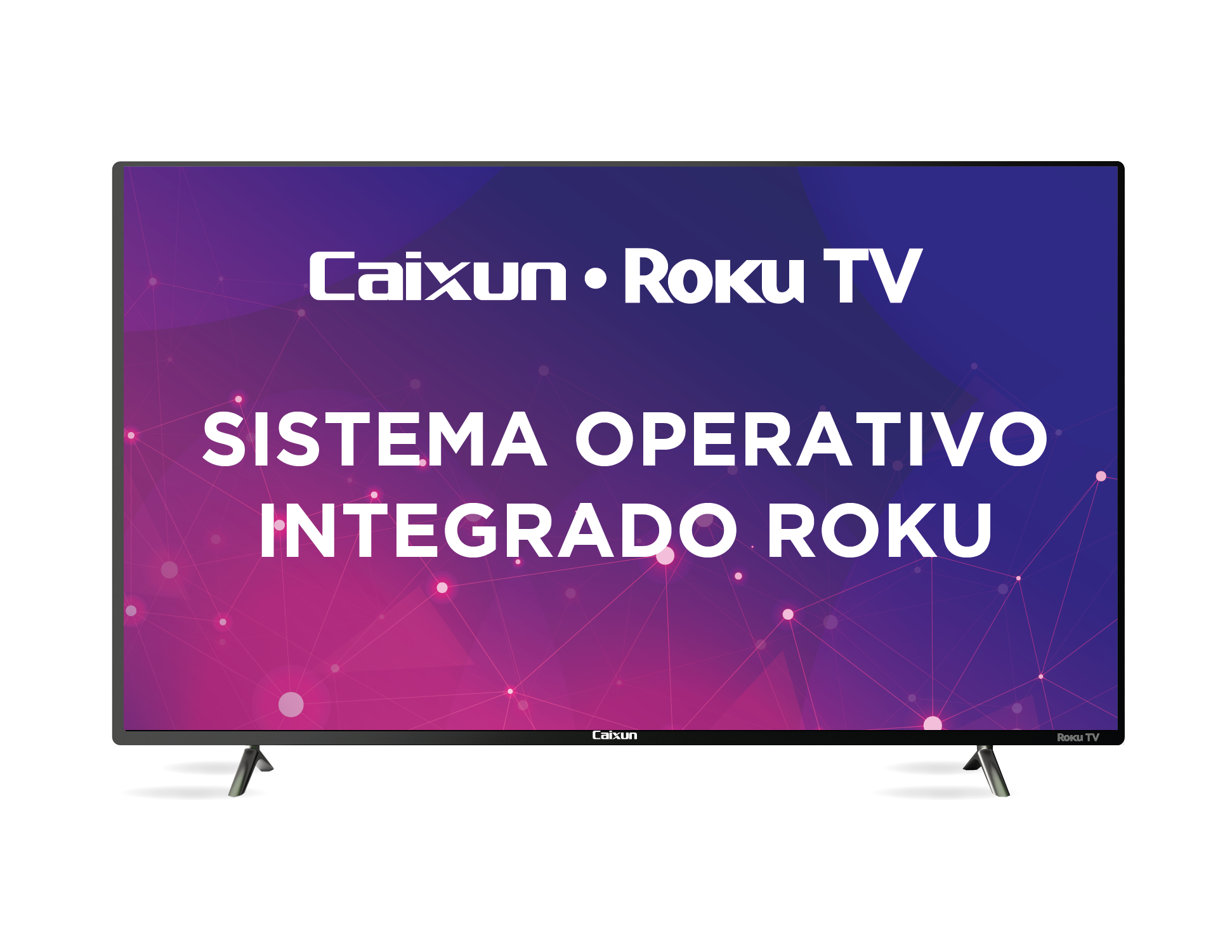 Caixun Led Smart TV 43” UHD Roku TV -1