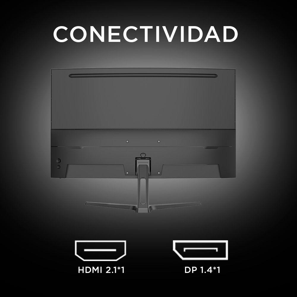 Monitor Gamer Curvo Caixun 27" FHD VA 1500R 240Hz sRGB 128% HDMI 2.1 DP 1ms C27C1F-2