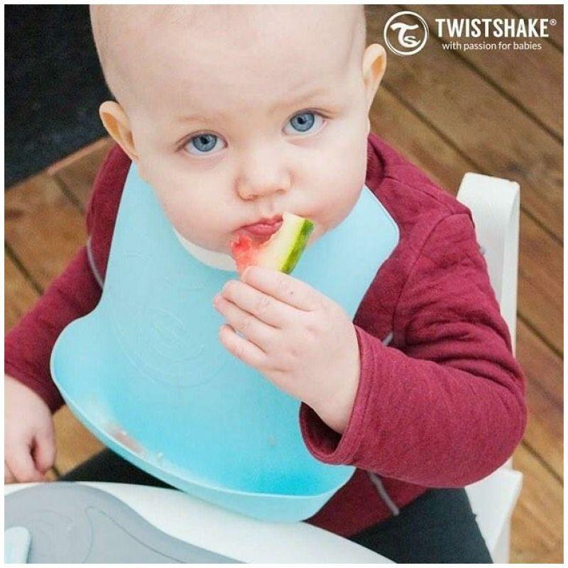 Pack 2 Baberos 4+ Meses Verde y Celeste-4