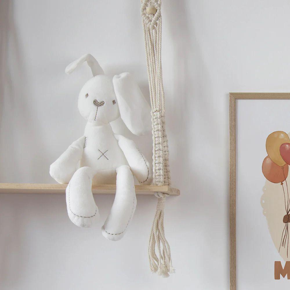 Peluche de Apego Conejito Blanco para Beb s-2