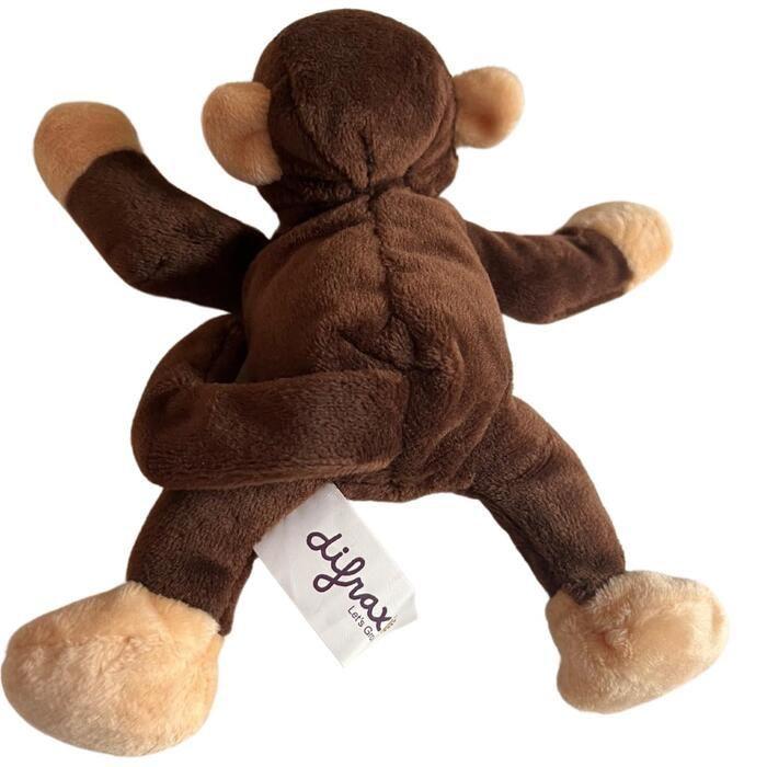 Peluche Portachupete Monito con Chupete de Silicona-4
