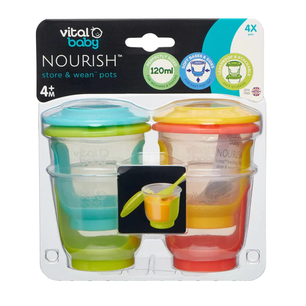 Pack de 4 Contenedores de Alimentos Vital Baby-4