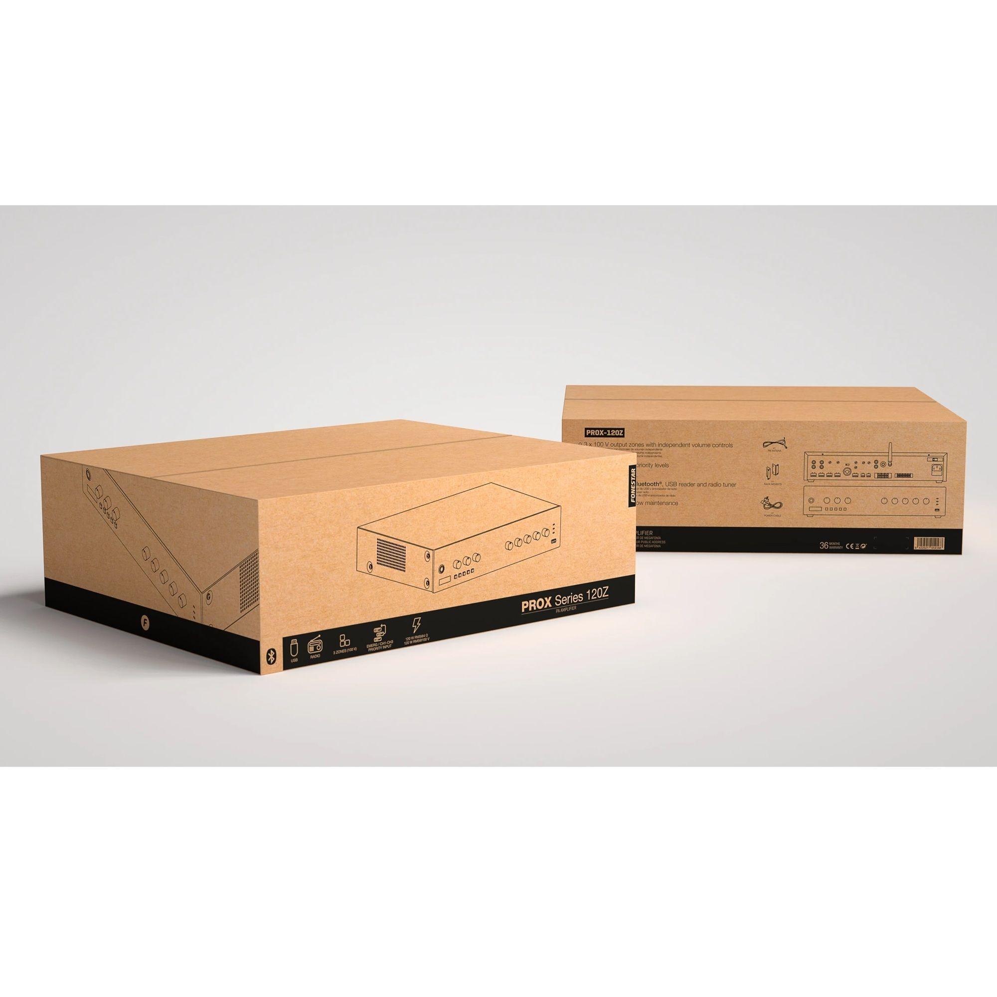 Amplificador Megafonía 3 Zonas Prox-120Z-7