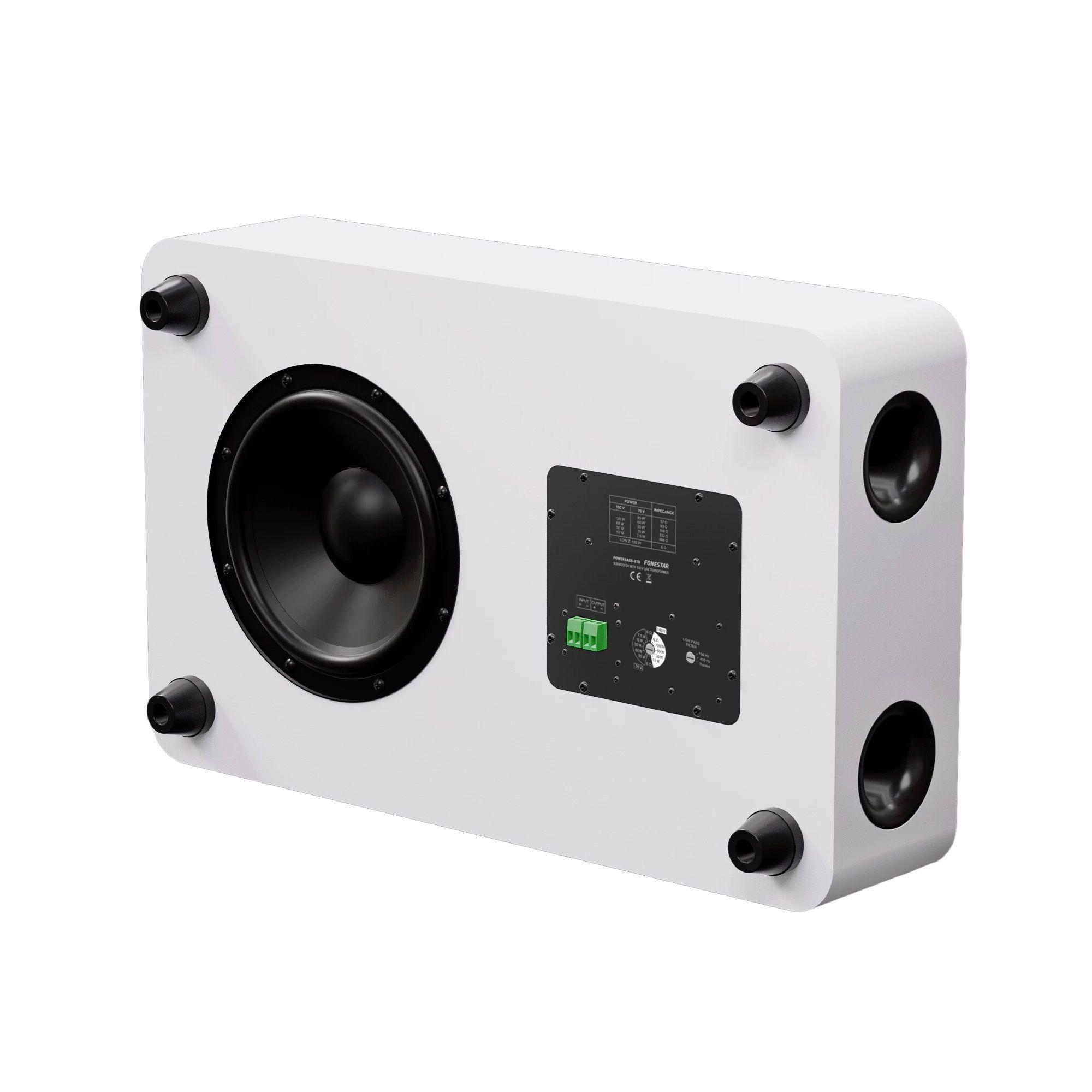 PowerBass 8TB Transfo Línea 100V Bass Reflex Sonido Profesional 120W RMS-2